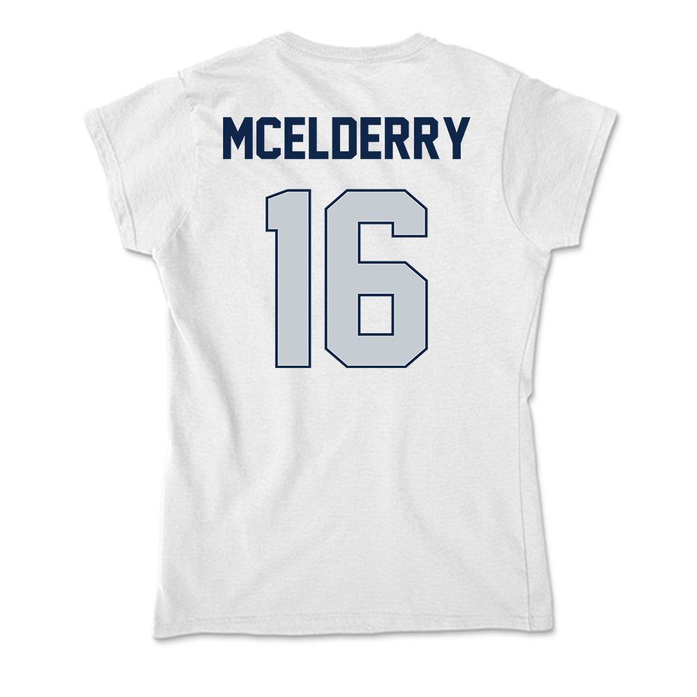 Samford - NCAA Women's Soccer : Brigid McElderry - Soft Style Women’s T-Shirt-1