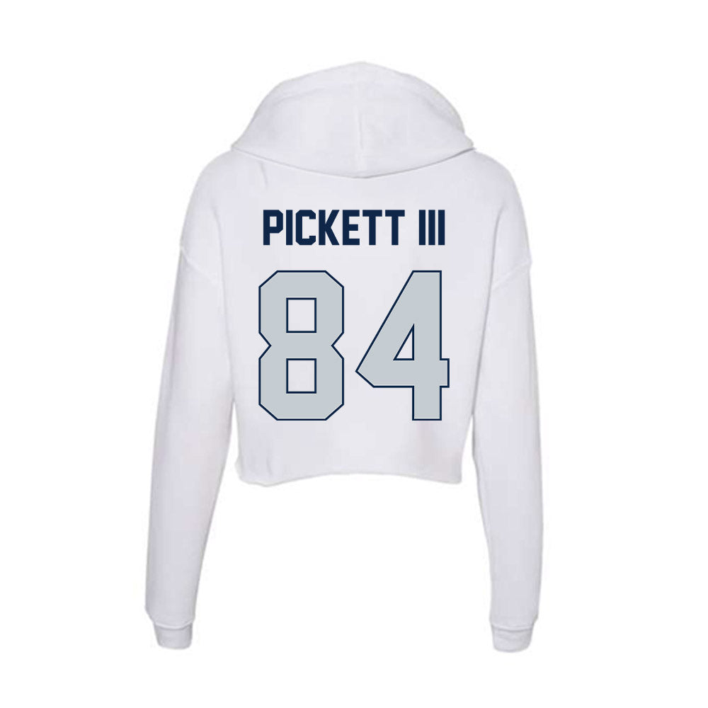 Samford - NCAA Football : Sam Pickett III - Women's Crop Fleece Hoodie-1