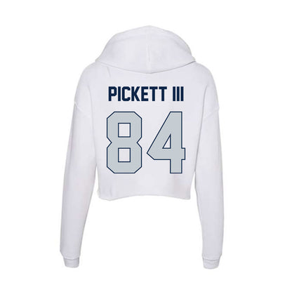 Samford - NCAA Football : Sam Pickett III - Women's Crop Fleece Hoodie-1