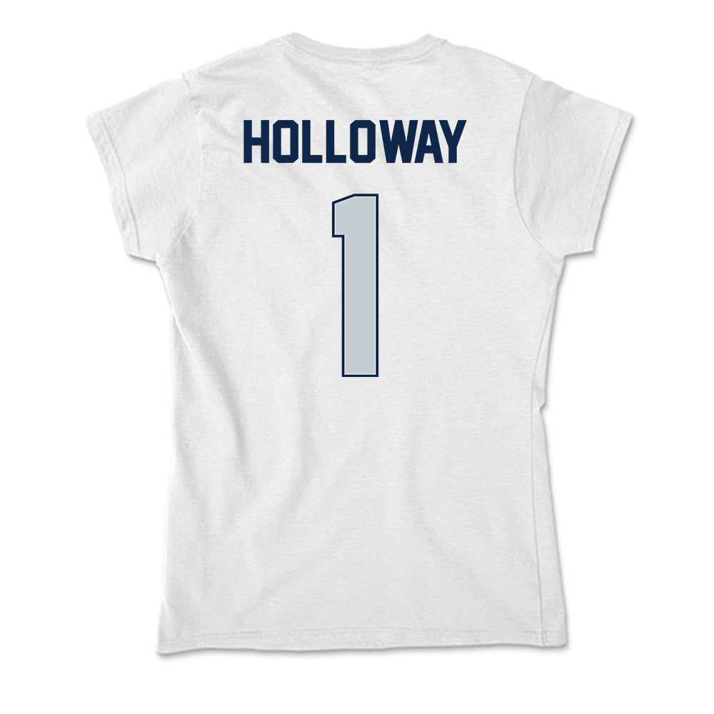 Samford - NCAA Men's Basketball : Joshua Holloway - Soft Style Women’s T-Shirt-1