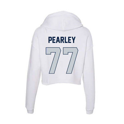 Samford - NCAA Football : Kaleb Pearley - Women's Crop Fleece Hoodie-1