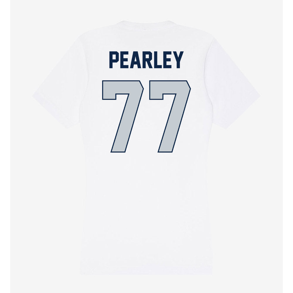 Samford - NCAA Football : Kaleb Pearley - Women's V-Neck T-Shirt-1