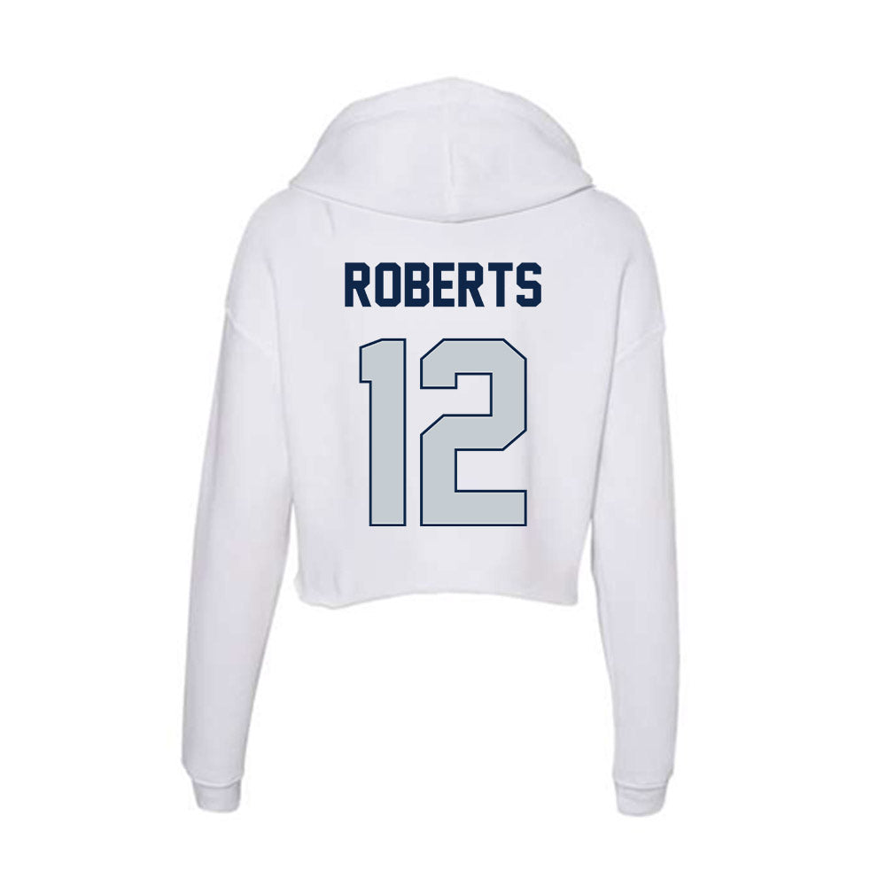 Samford - NCAA Football : Christian Roberts - Women's Crop Fleece Hoodie-1