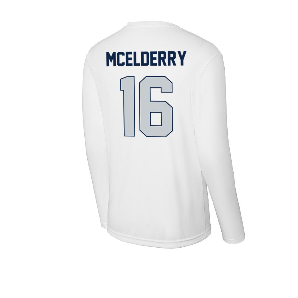 Samford - NCAA Women's Soccer : Brigid McElderry - Performance Long Sleeve T-Shirt-1