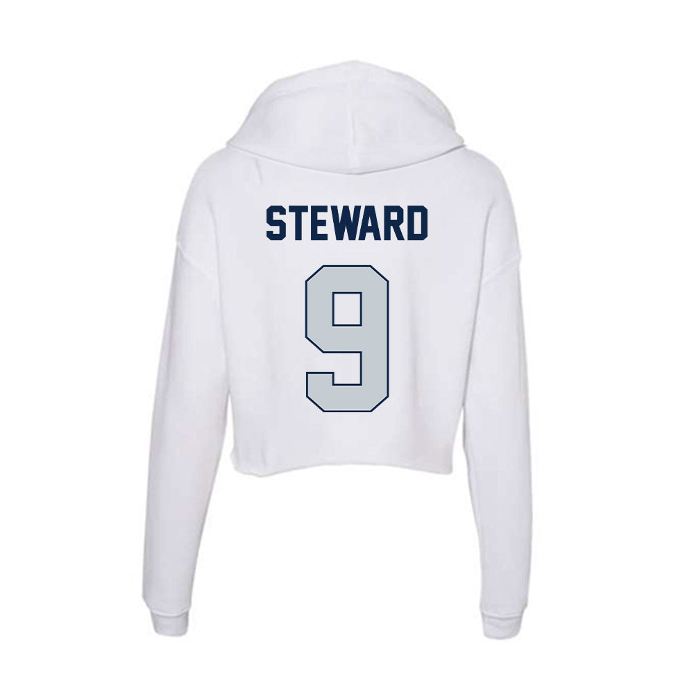 Samford - NCAA Football : Midnight Steward - Women's Crop Fleece Hoodie-1