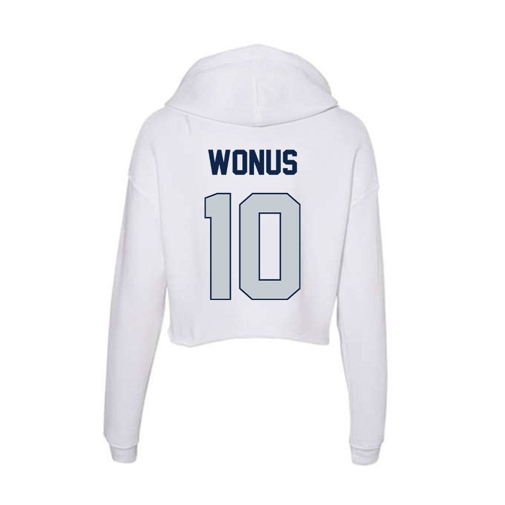 Samford - NCAA Women's Volleyball : Kate Wonus - Women's Crop Fleece Hoodie-1