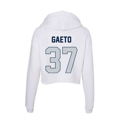 Samford - NCAA Baseball : Alex Gaeto - Women's Crop Fleece Hoodie-1