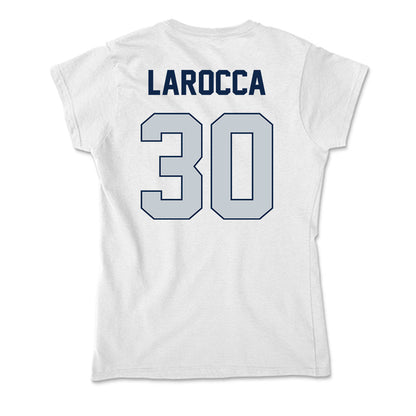 Samford - NCAA Men's Basketball : Owen LaRocca - Soft Style Women’s T-Shirt-1