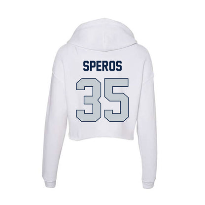 Samford - NCAA Football : Nick Speros - Women's Crop Fleece Hoodie-1