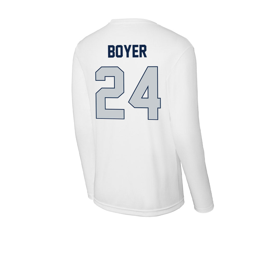 Samford - NCAA Men's Basketball : Brody Boyer - Performance Long Sleeve T-Shirt-1