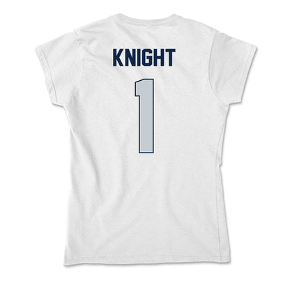 Samford - NCAA Women's Basketball : Jada Knight - Soft Style Women’s T-Shirt-1