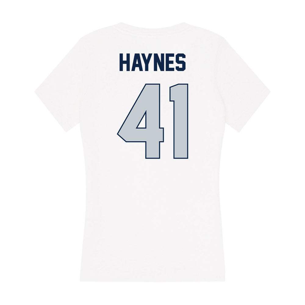 Samford - NCAA Football : Jake Haynes - Women's V-Neck T-Shirt-1