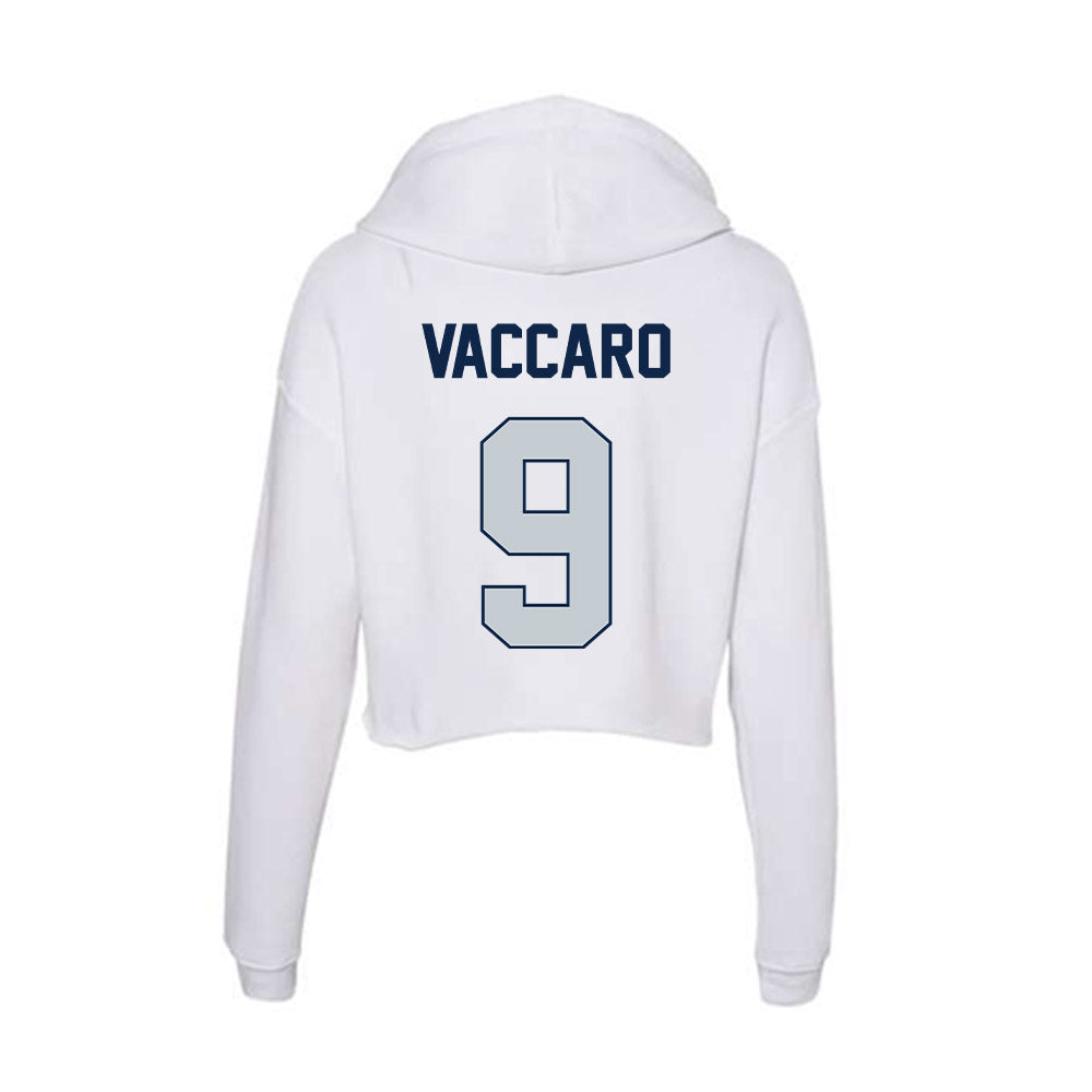 Samford - NCAA Football : Thomas Vaccaro - Women's Crop Fleece Hoodie-1