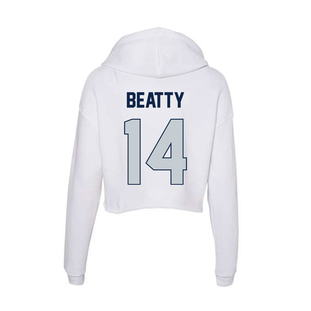 Samford - NCAA Football : Jackson Beatty - Women's Crop Fleece Hoodie-1