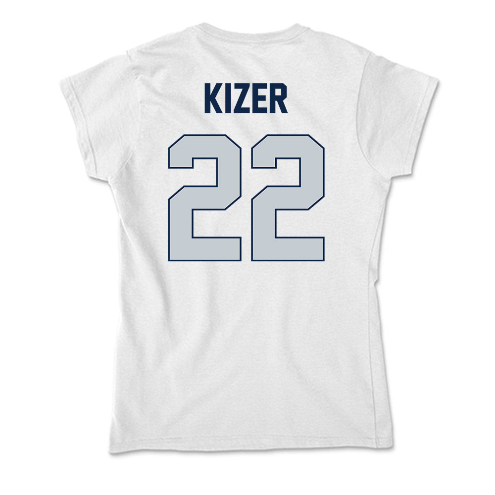 Samford - NCAA Men's Basketball : Thomas Kizer - Soft Style Women’s T-Shirt-1