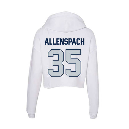 Samford - NCAA Men's Basketball : Riley Allenspach - Women's Crop Fleece Hoodie-1