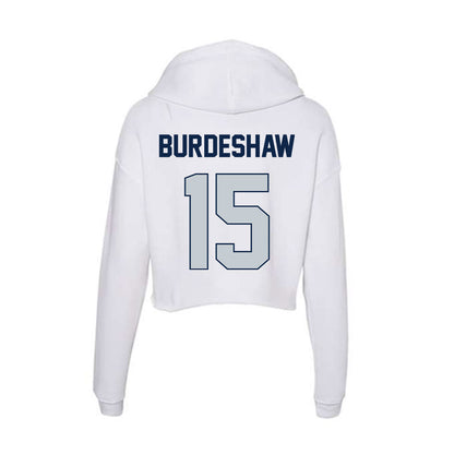 Samford - NCAA Football : Clay Burdeshaw - Women's Crop Fleece Hoodie-1