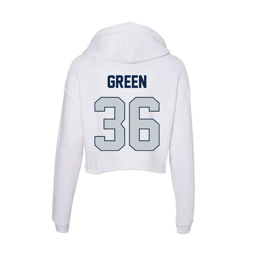 Samford - NCAA Football : Dayton Green - Women's Crop Fleece Hoodie-1