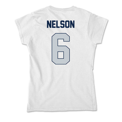 Samford - NCAA Football : Jalen Nelson - Soft Style Women’s T-Shirt-1