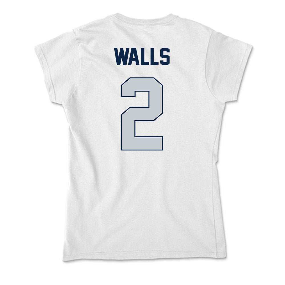 Samford - NCAA Men's Basketball : Lukas Walls - Soft Style Women’s T-Shirt-1