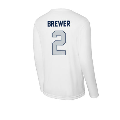 Samford - NCAA Women's Basketball : Avary Brewer - Activewear Long Sleeve T-Shirt-1