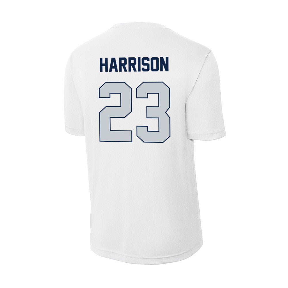 Samford - NCAA Men's Basketball : Caleb Harrison - Performance T-Shirt-1