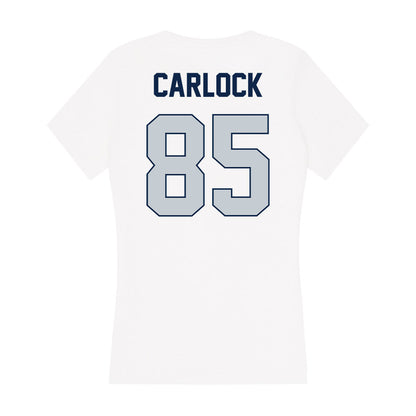 Samford - NCAA Football : Wesley Carlock - Women's V-Neck T-Shirt-1