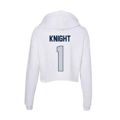 Samford - NCAA Women's Basketball : Jada Knight - Women's Crop Fleece Hoodie-1