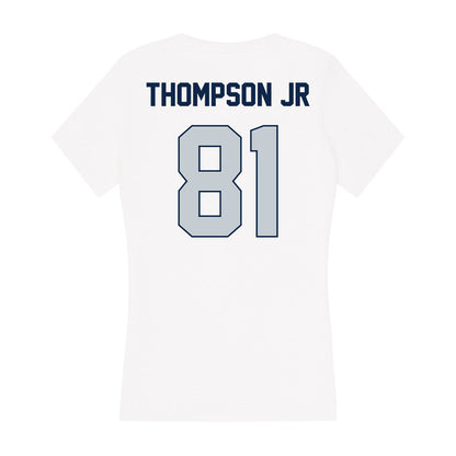 Samford - NCAA Football : Jamall Thompson Jr - Women's V-Neck T-Shirt-1