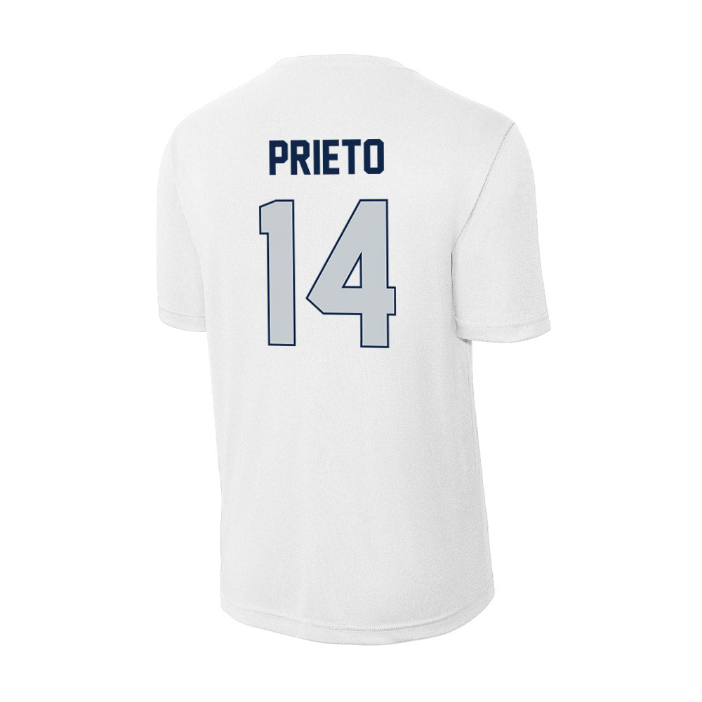 Samford - NCAA Baseball : Angelo Prieto - Performance T-Shirt-1