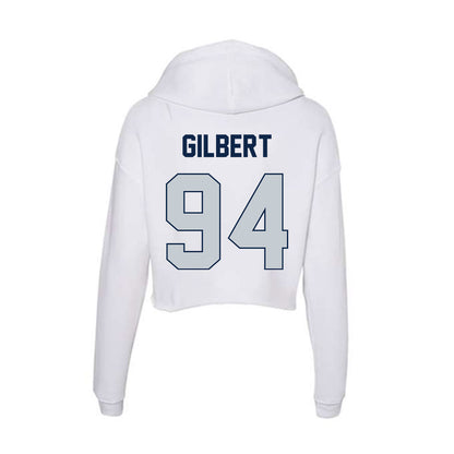 Samford - NCAA Football : Makhi Gilbert - Women's Crop Fleece Hoodie-1