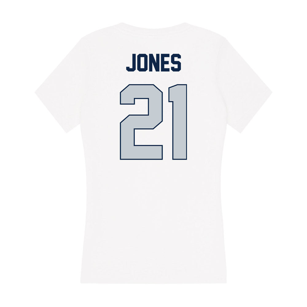 Samford - NCAA Men's Basketball : Rylan Jones - Women's V-Neck T-Shirt-1