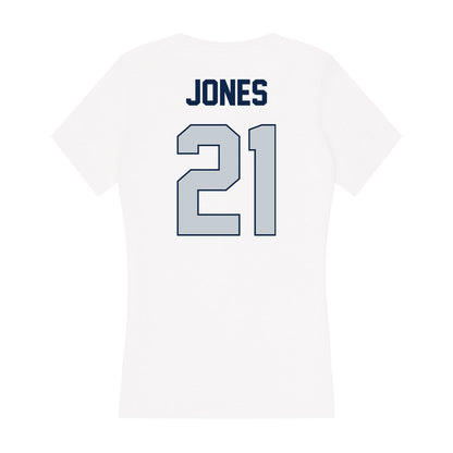 Samford - NCAA Men's Basketball : Rylan Jones - Women's V-Neck T-Shirt-1