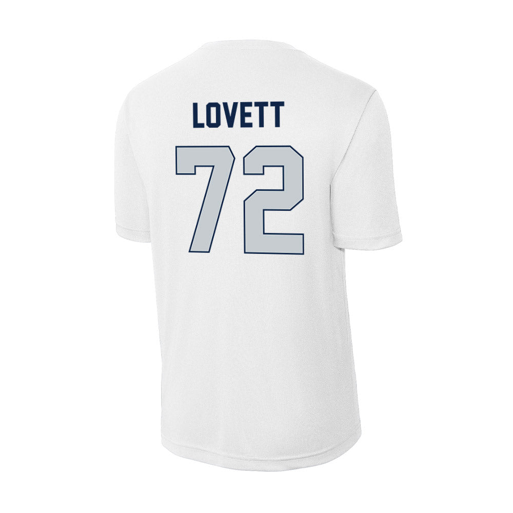 Samford - NCAA Football : Josh Lovett - Performance T-Shirt-1