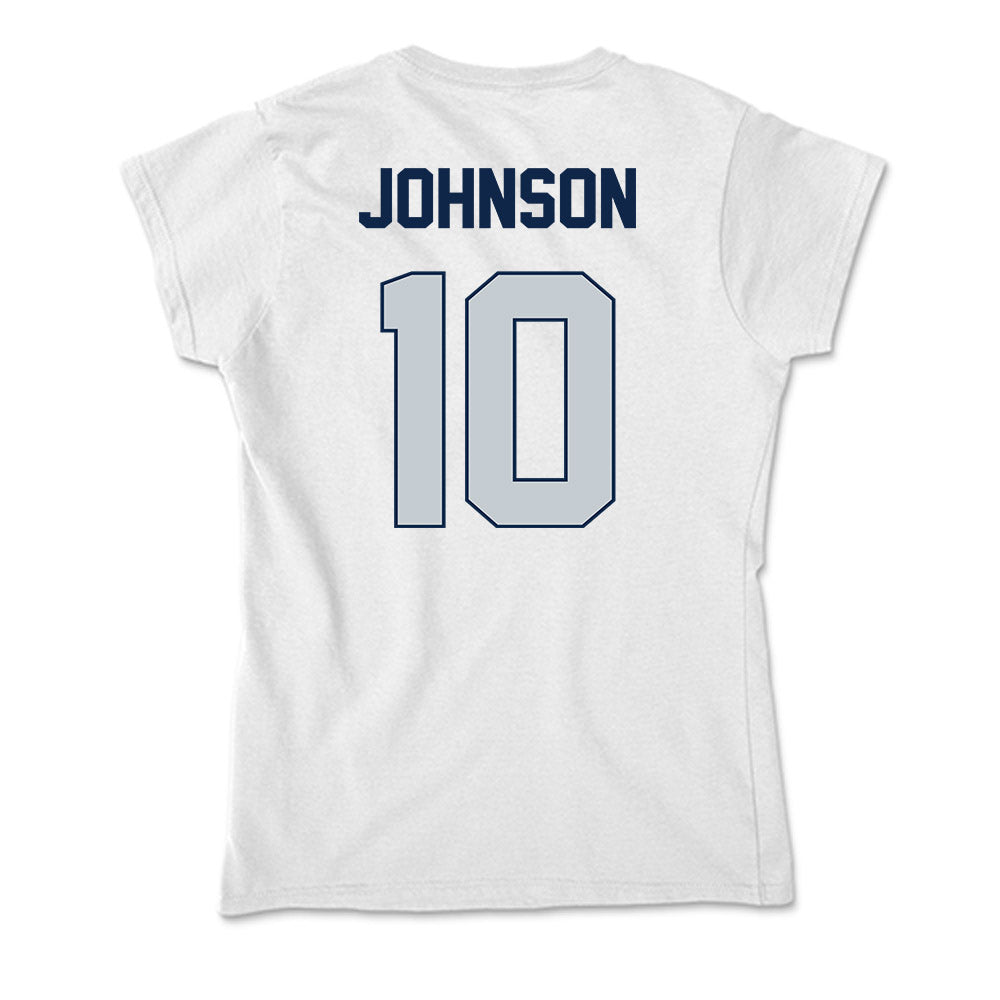 Samford - NCAA Football : Aj Johnson - Soft Style Women’s T-Shirt-1