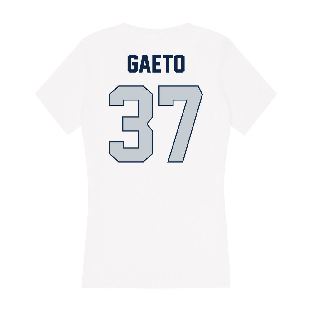 Samford - NCAA Baseball : Alex Gaeto - Women's V-Neck T-Shirt-1