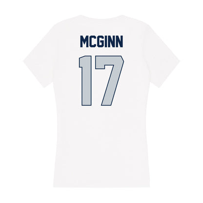 Samford - NCAA Football : James McGinn - Women's V-Neck T-Shirt-1