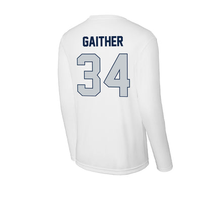 Samford - NCAA Football : Malik Gaither - Performance Long Sleeve T-Shirt-1