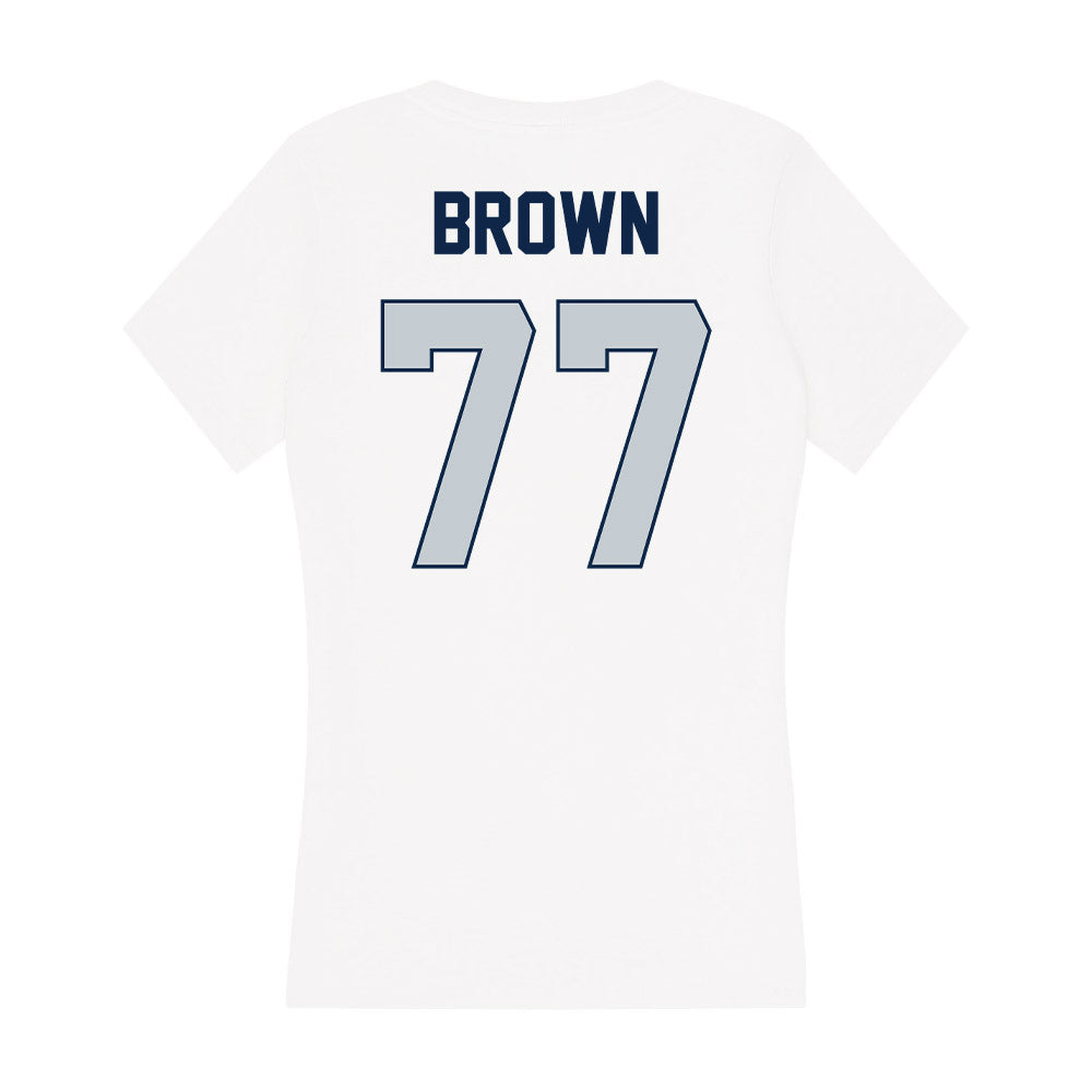 Samford - NCAA Football : Zach Brown - Women's V-Neck T-Shirt-1