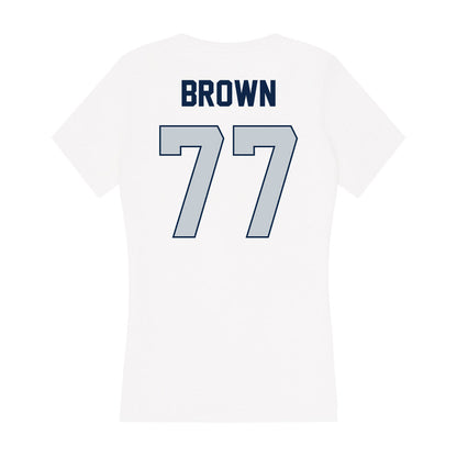 Samford - NCAA Football : Zach Brown - Women's V-Neck T-Shirt-1