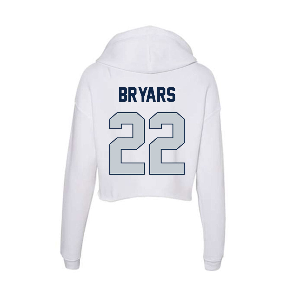 Samford - NCAA Softball : Kathryn Bryars - Women's Crop Fleece Hoodie-1