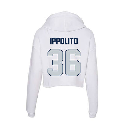 Samford - NCAA Football : Ty Ippolito - Women's Crop Fleece Hoodie-1