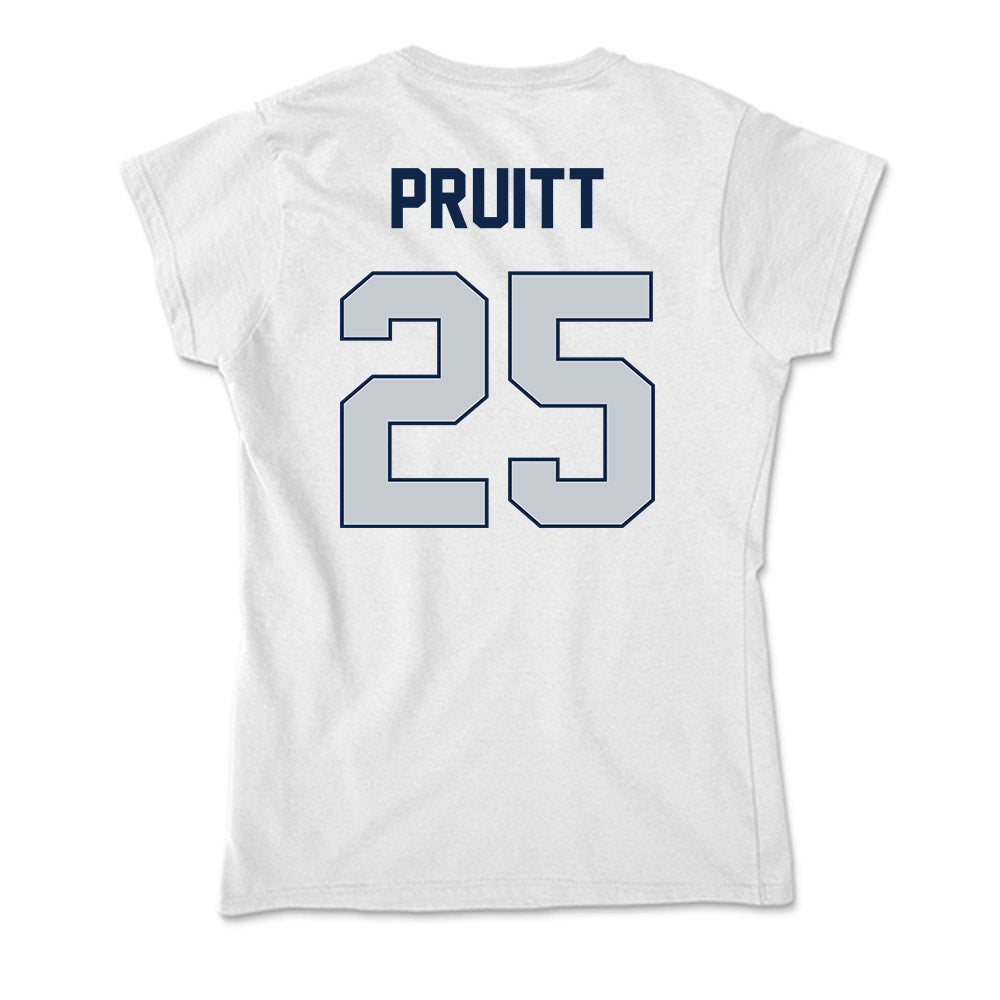 Samford - NCAA Football : William Pruitt - Soft Style Women’s T-Shirt-1