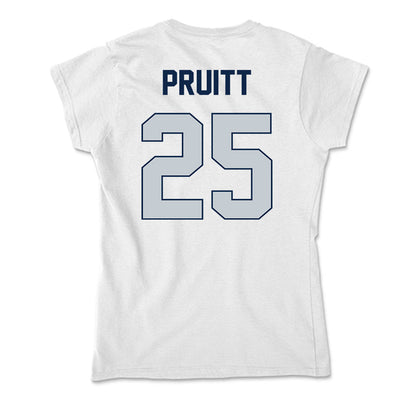 Samford - NCAA Football : William Pruitt - Soft Style Women’s T-Shirt-1