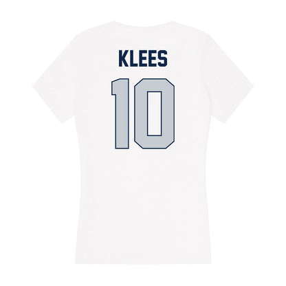 Samford - NCAA Football : Haden Klees - Women's V-Neck T-Shirt-1