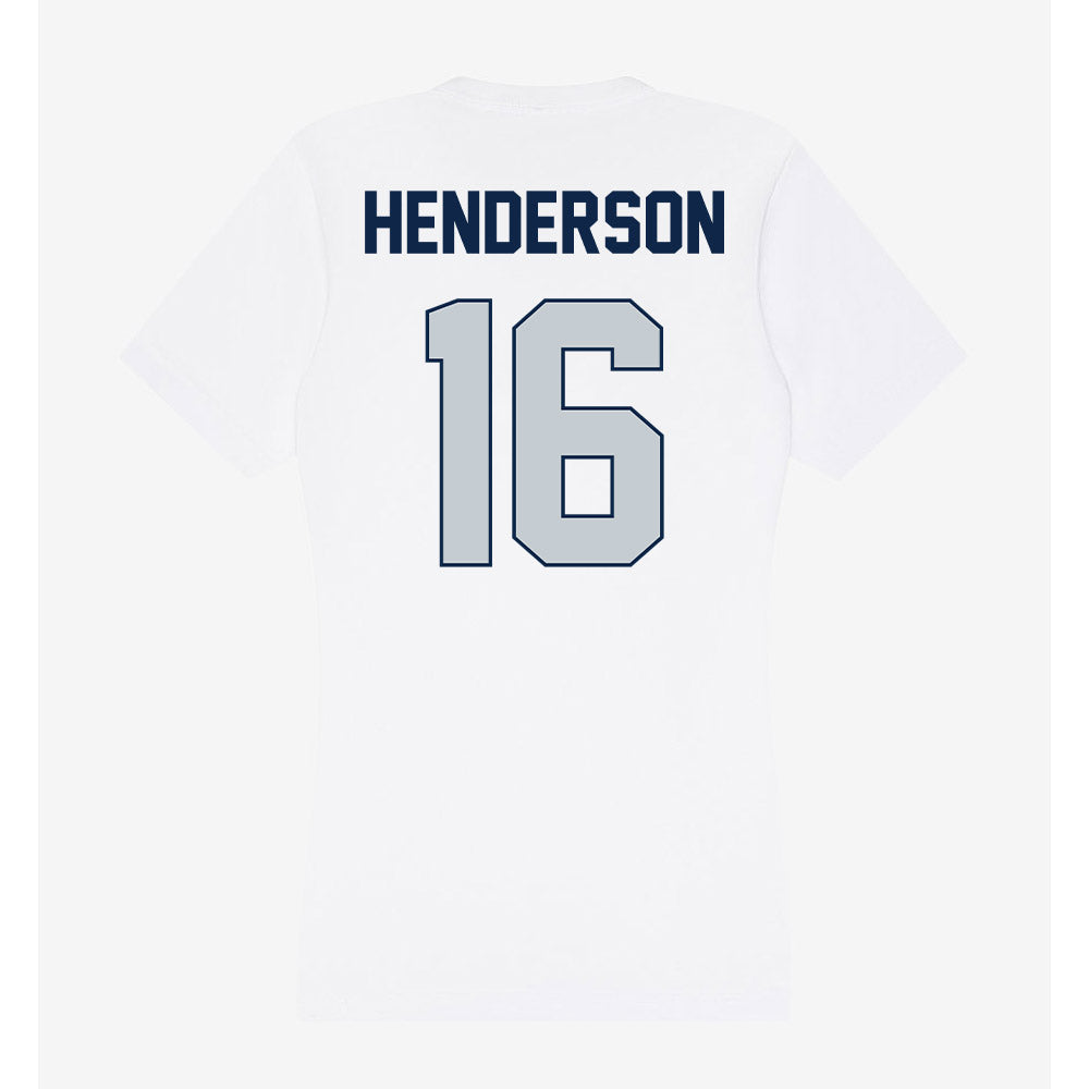 Samford - NCAA Football : Dylon Henderson - Women's V-Neck T-Shirt-1