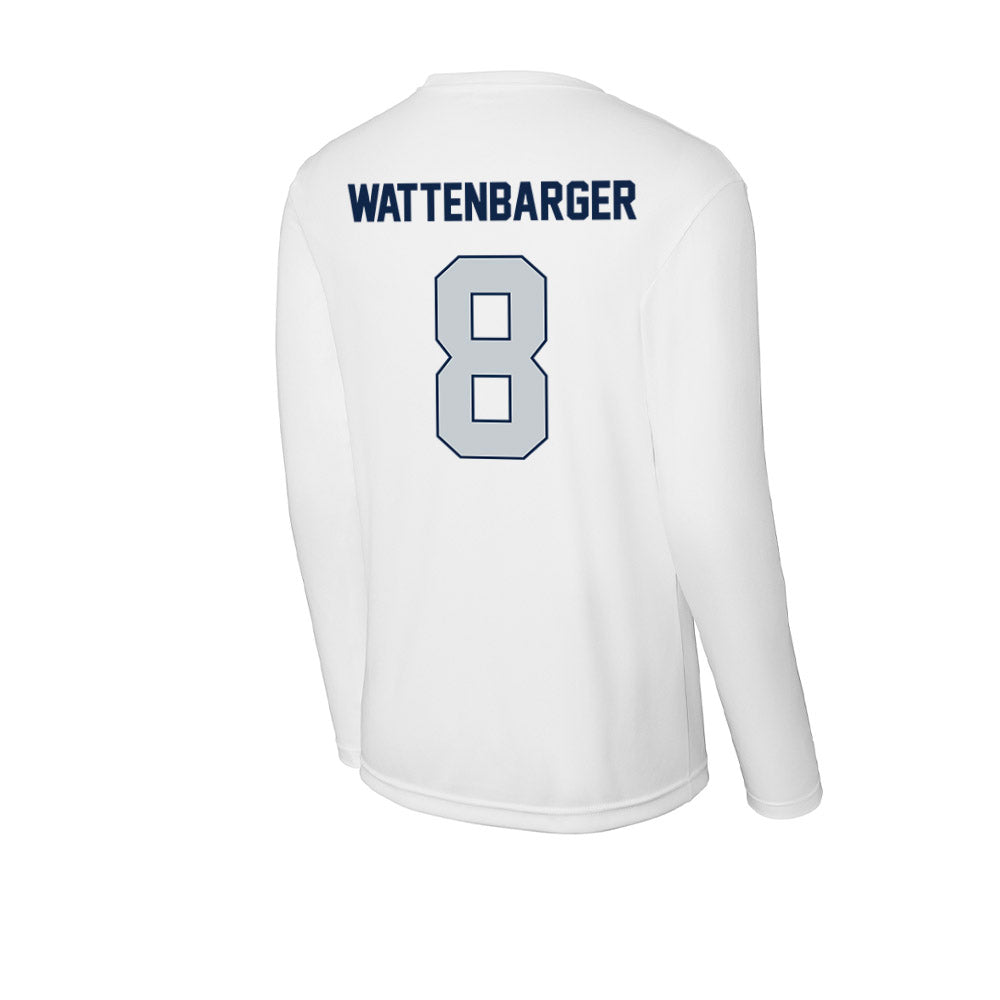 Samford - NCAA Football : Luke Wattenbarger - Performance Long Sleeve T-Shirt-1