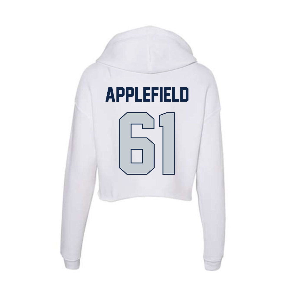 Samford - NCAA Football : Alex Applefield - Women's Crop Fleece Hoodie-1