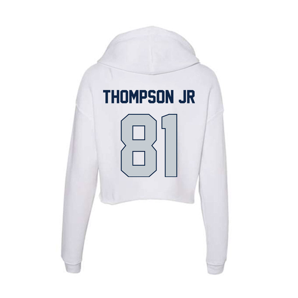 Samford - NCAA Football : Jamall Thompson Jr - Women's Crop Fleece Hoodie-1