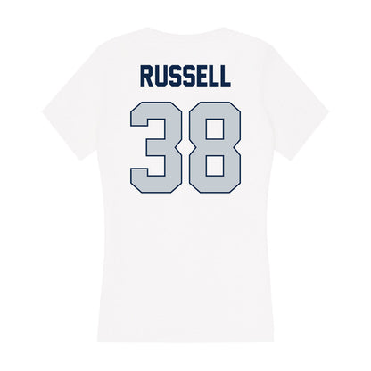 Samford - NCAA Football : Emerson Russell - Women's V-Neck T-Shirt-1